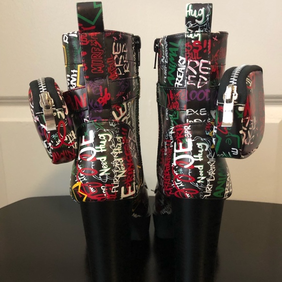 YoKi heeled boots. Women Sz 9.5 alternative heeled boots. NEVER WORN - Picture 4 of 4